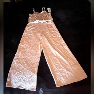 NWT- GB Girls peach jumpsuit